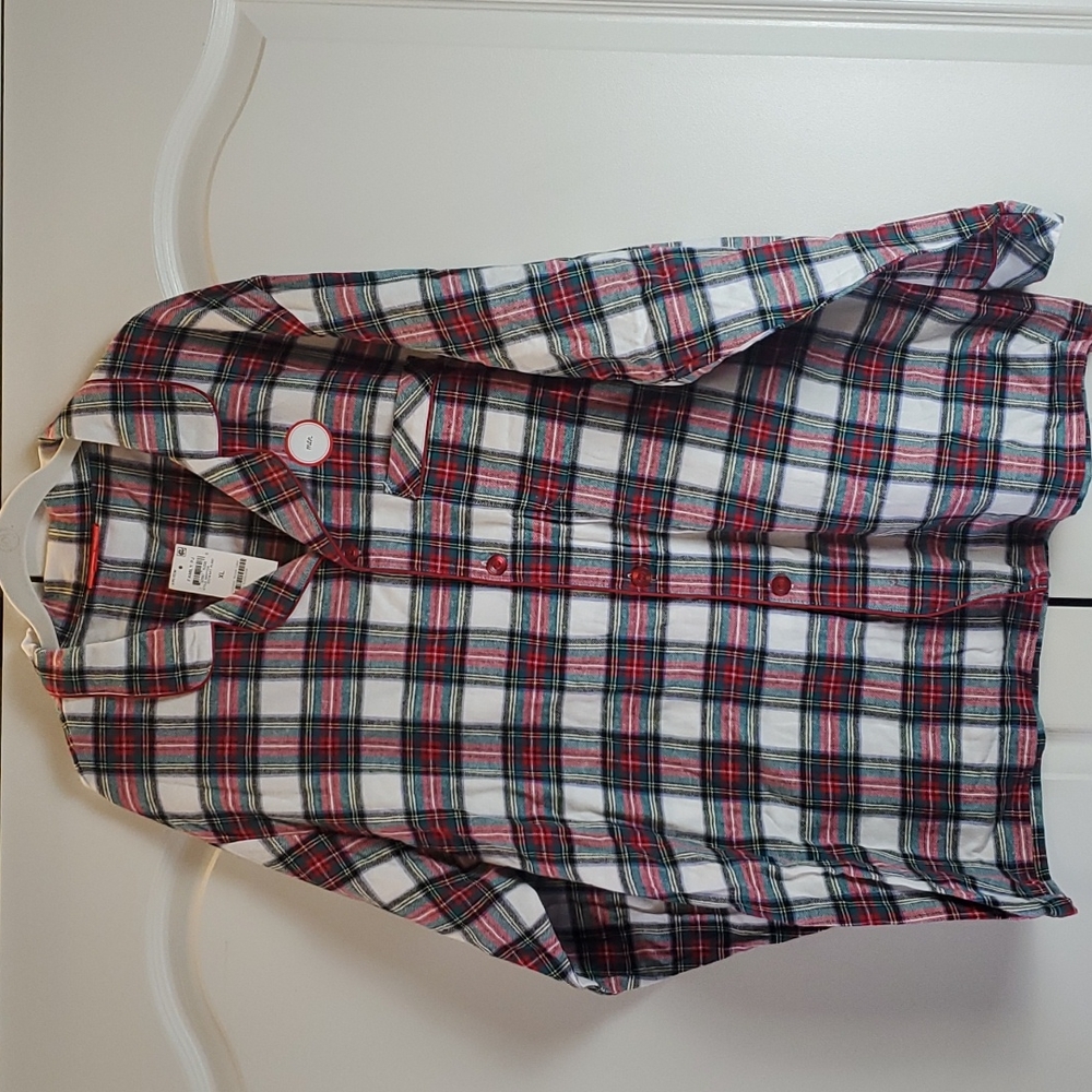 Men's plaid pajama set by Family PJs for Christmas in Stewart plaid pattern - Picture 2 of 9
